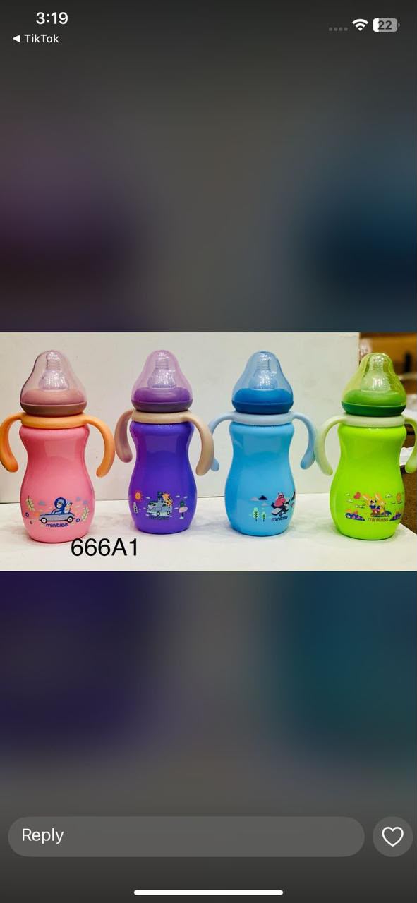 Baby Sipper Bottle With Handle | Custom Kids Feeding Bottle