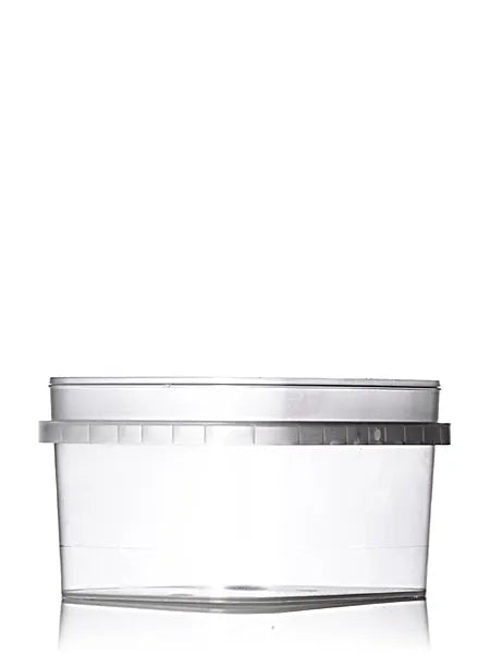 2 gallon black HDPE plastic pail of 70 mil