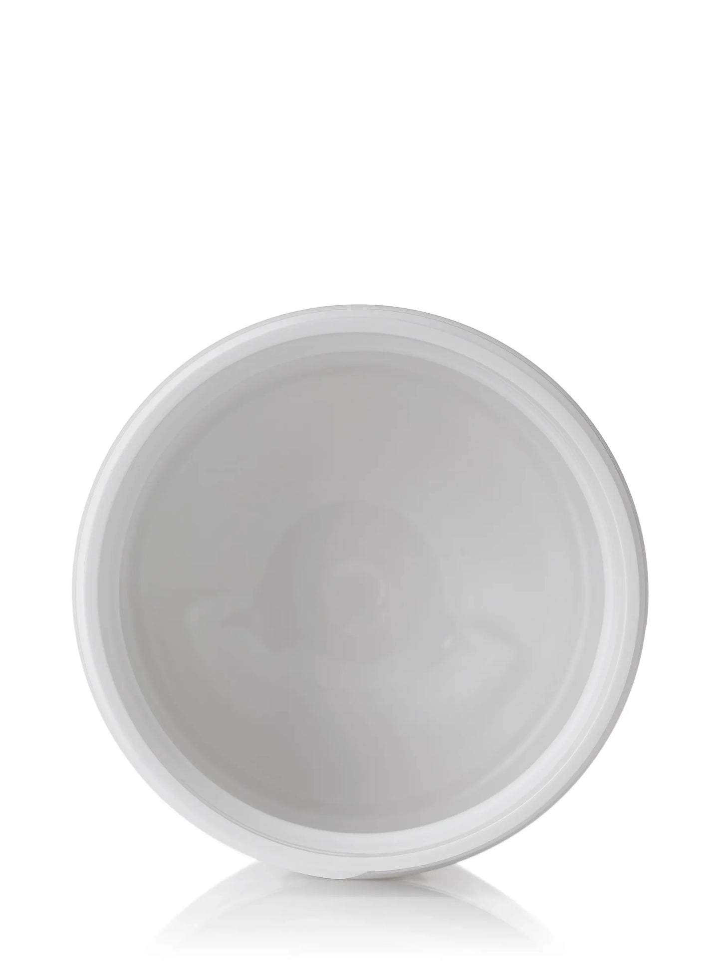 3 oz (100 mL) white PET plastic single wall jar