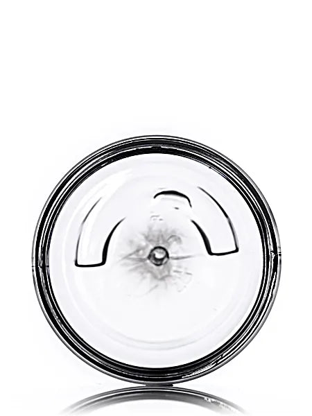 2 oz clear PET plastic single wall jar