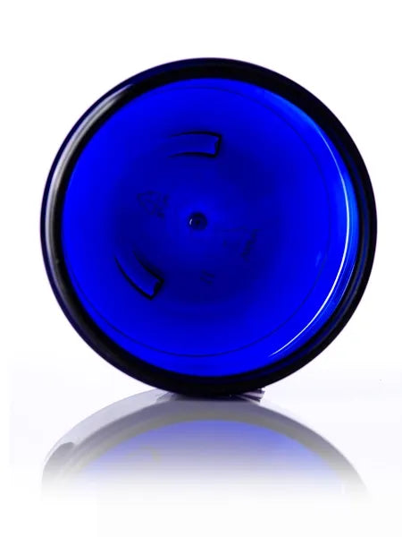 12 oz cobalt blue PET plastic single wall jar