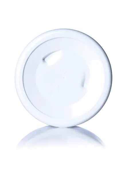 19 oz white PET plastic single wall jar