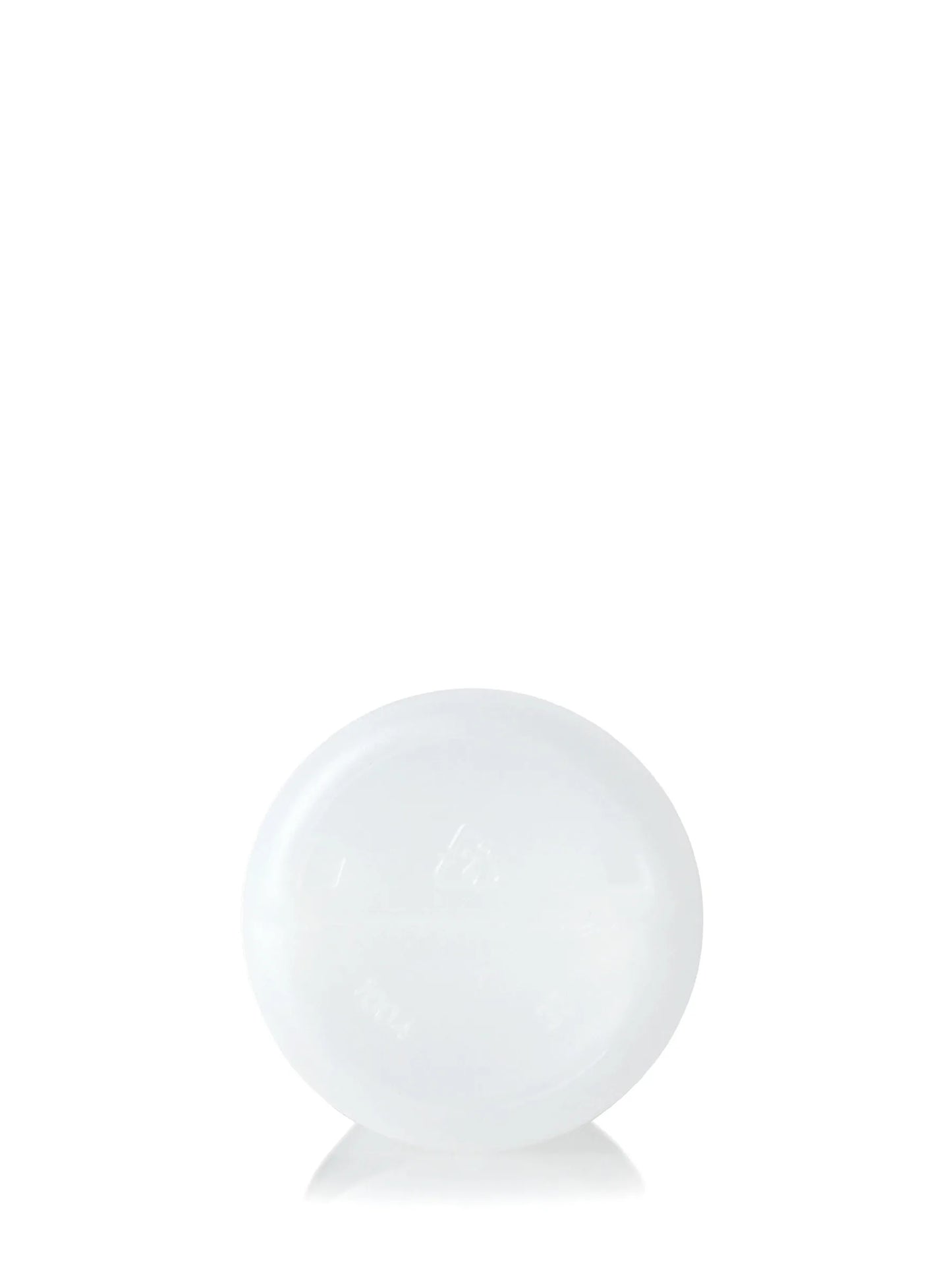 4 oz white HDPE plastic cylinder round bottle