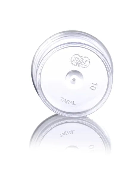 1/4 oz clear PS plastic single wall jar