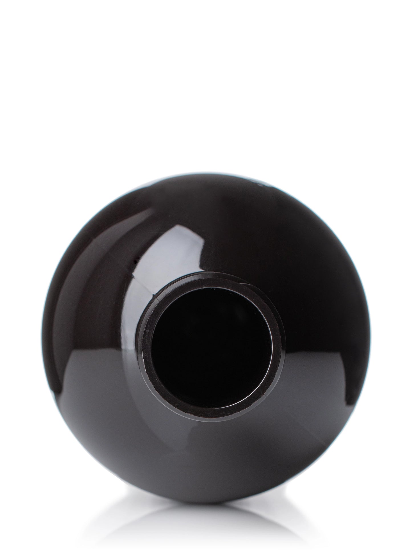 16 oz amber 100% PCR PET plastic bullet round bottle
