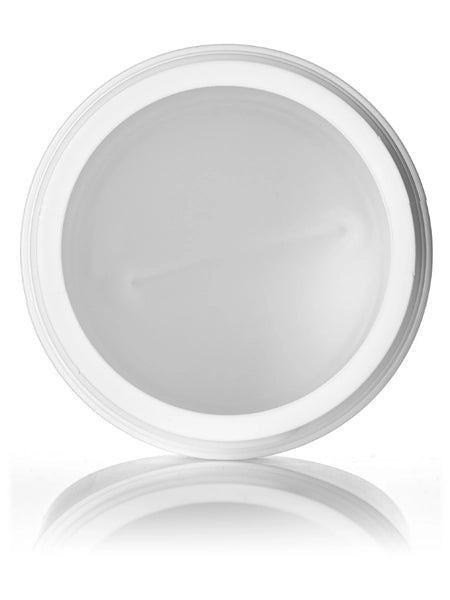 19 oz white HDPE plastic wide-mouth container