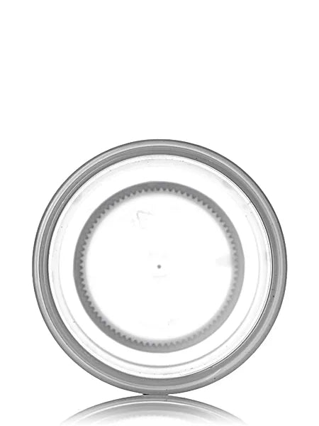 4 oz natural-colored PP plastic double wall round base jar