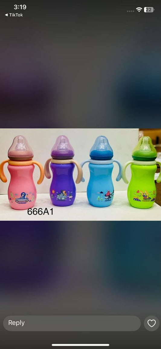 Baby Sipper Bottle With Handle | Custom Kids Feeding Bottle