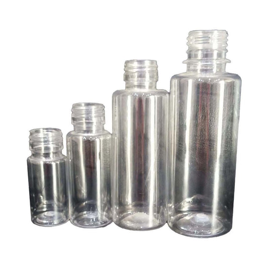 Clear PET Plastic Bottles | Custom Cosmetic & Liquid Packaging Containers