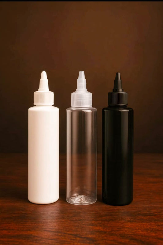 Precision Squeeze Bottle with Nozzle Cap | Premium Cosmetic & Liquid Packaging Bottle
