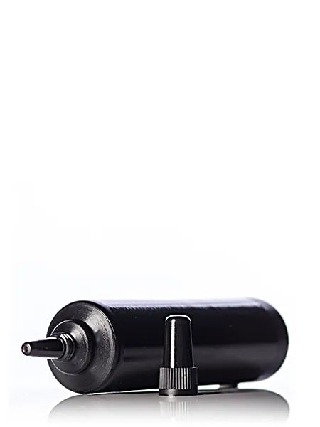 0.875 x 2.625 inch black LDPE plastic 1/2 oz tube