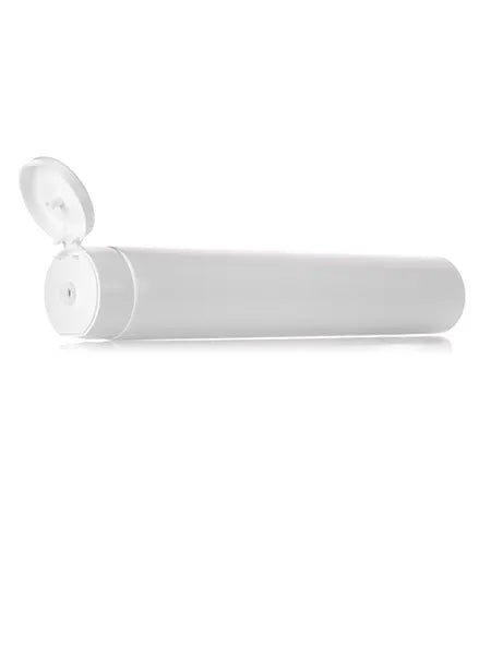 0.875 x 2.625 inch black LDPE plastic 1/2 oz tube