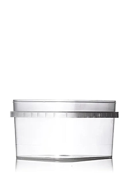 2 gallon black HDPE plastic pail of 70 mil
