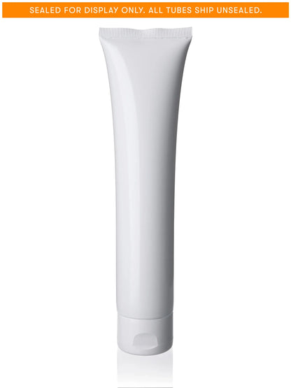 0.875 x 2.625 inch black LDPE plastic 1/2 oz tube