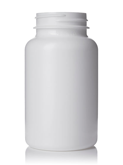 225 cc white HDPE plastic pill packer bottle