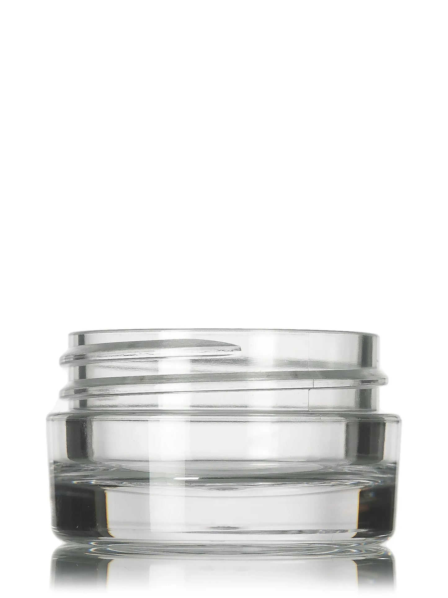15 ml clear PET single wall jar