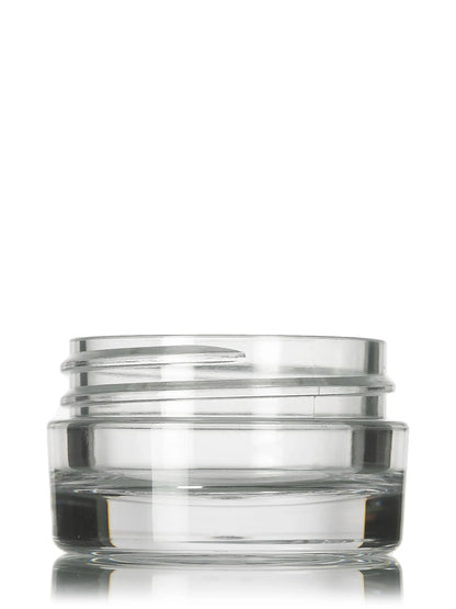 15 ml clear PET single wall jar