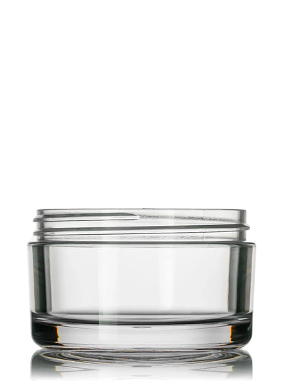 100 ml clear PET single wall jar