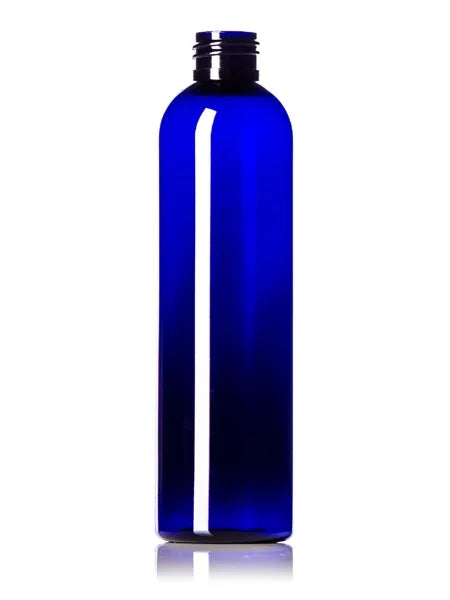 8 oz clear PET plastic cosmo round bottle