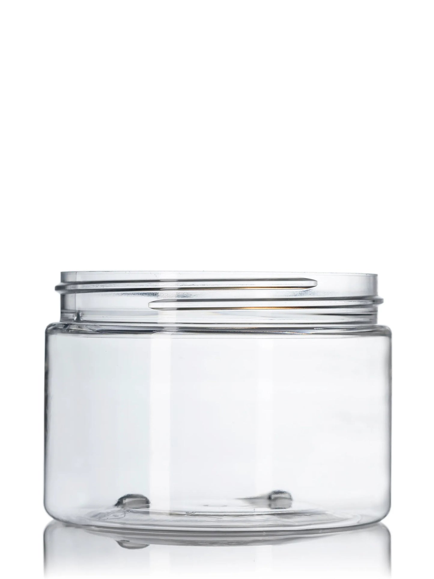 6 oz clear PET plastic single wall jar