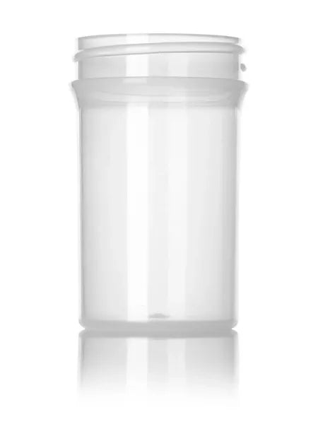 2 oz natural-colored PP plastic single wall jar