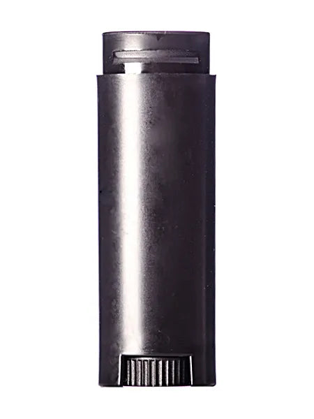 1/8 oz natural-colored PP plastic oval lip balm tube
