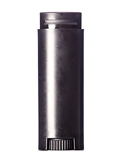 1/8 oz natural-colored PP plastic oval lip balm tube