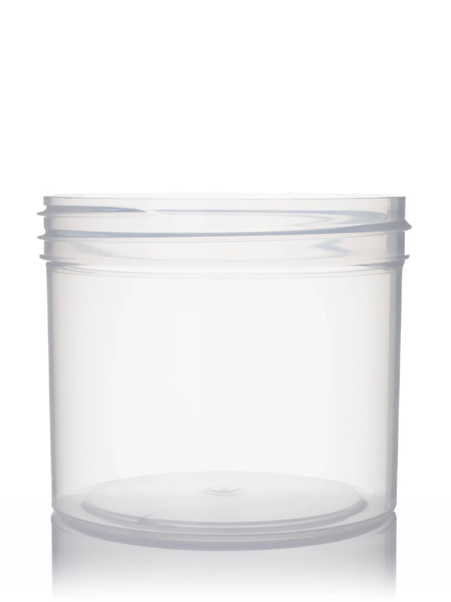 4 oz natural-colored PP plastic single wall jar