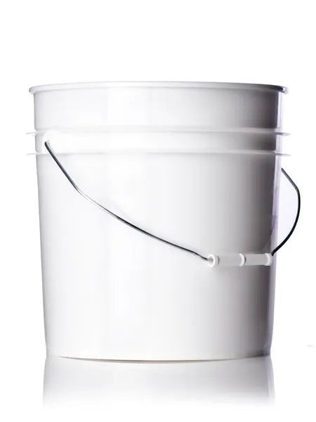 4.25 gallon white HDPE plastic pail 90 mil thickness