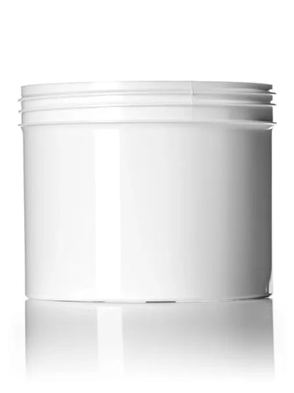 32 oz white PP plastic single wall jar