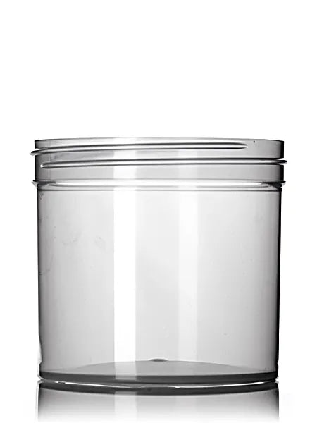 12 oz natural-colored PP plastic single wall jar