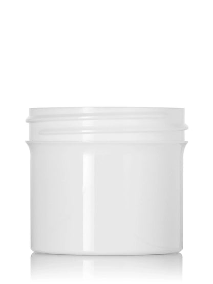 2 oz white PP plastic single wall jar