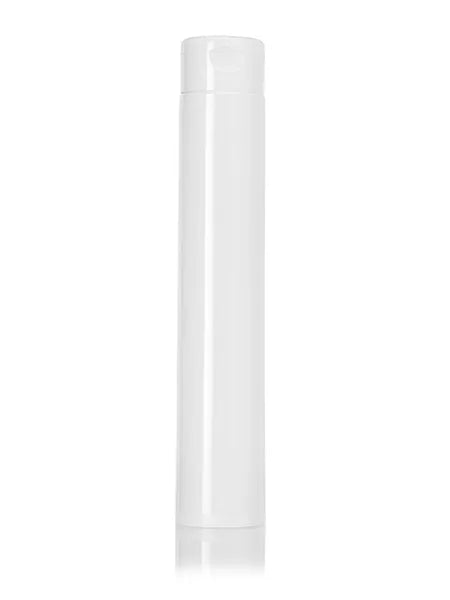 0.875 x 2.625 inch black LDPE plastic 1/2 oz tube