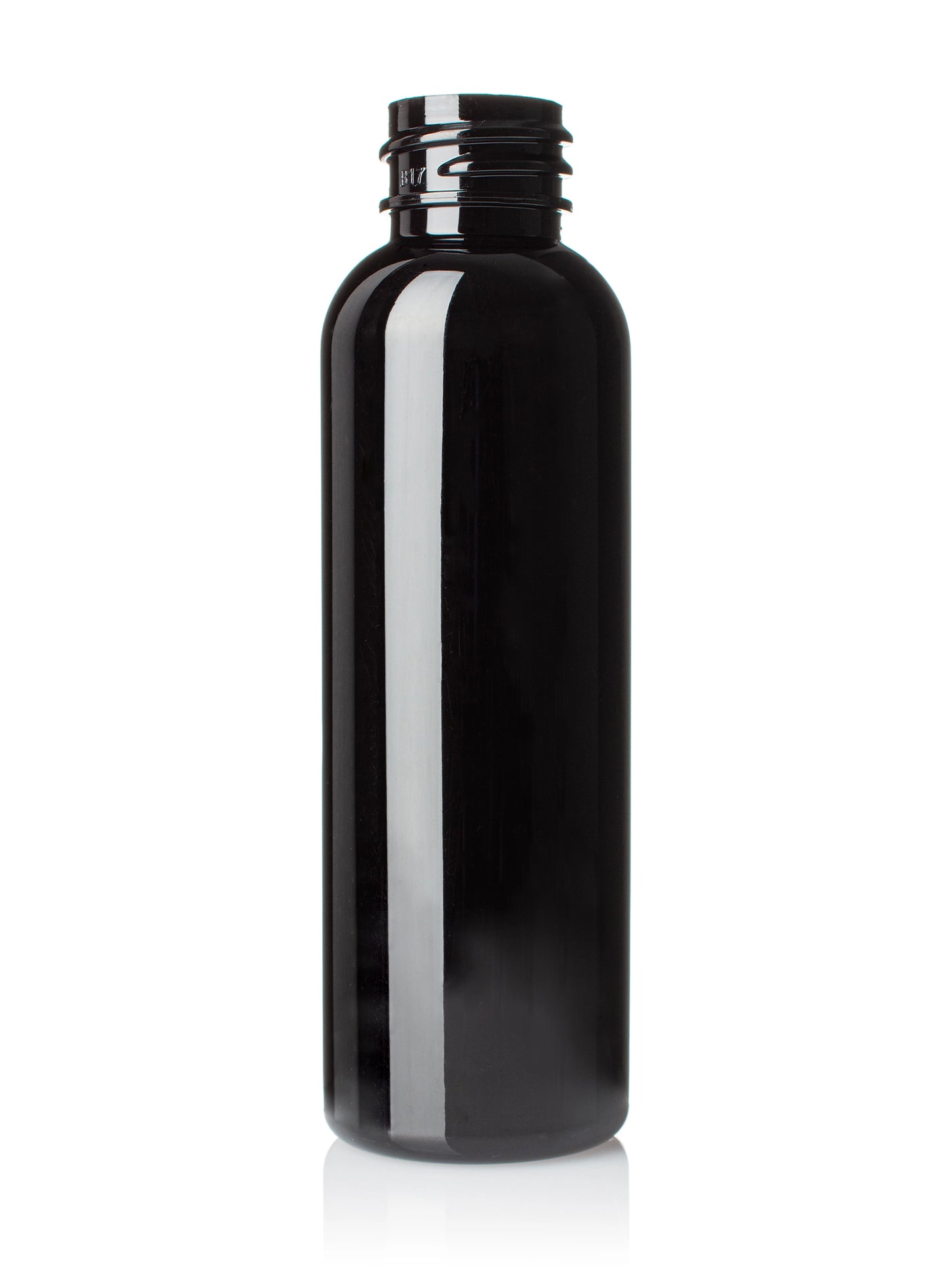 2 oz cobalt blue PET plastic cosmo round bottle