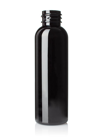 2 oz cobalt blue PET plastic cosmo round bottle