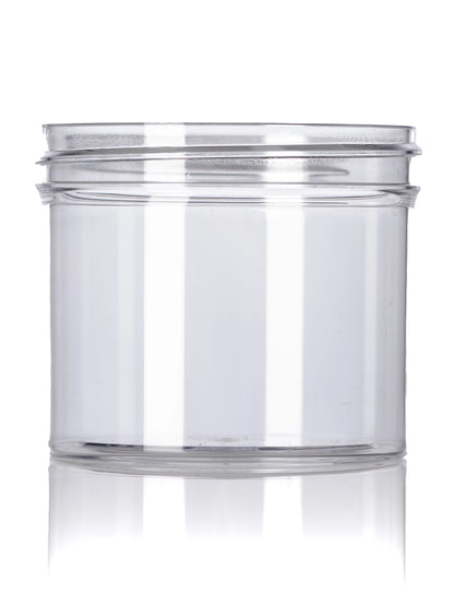 4 oz clear PS plastic single wall jar