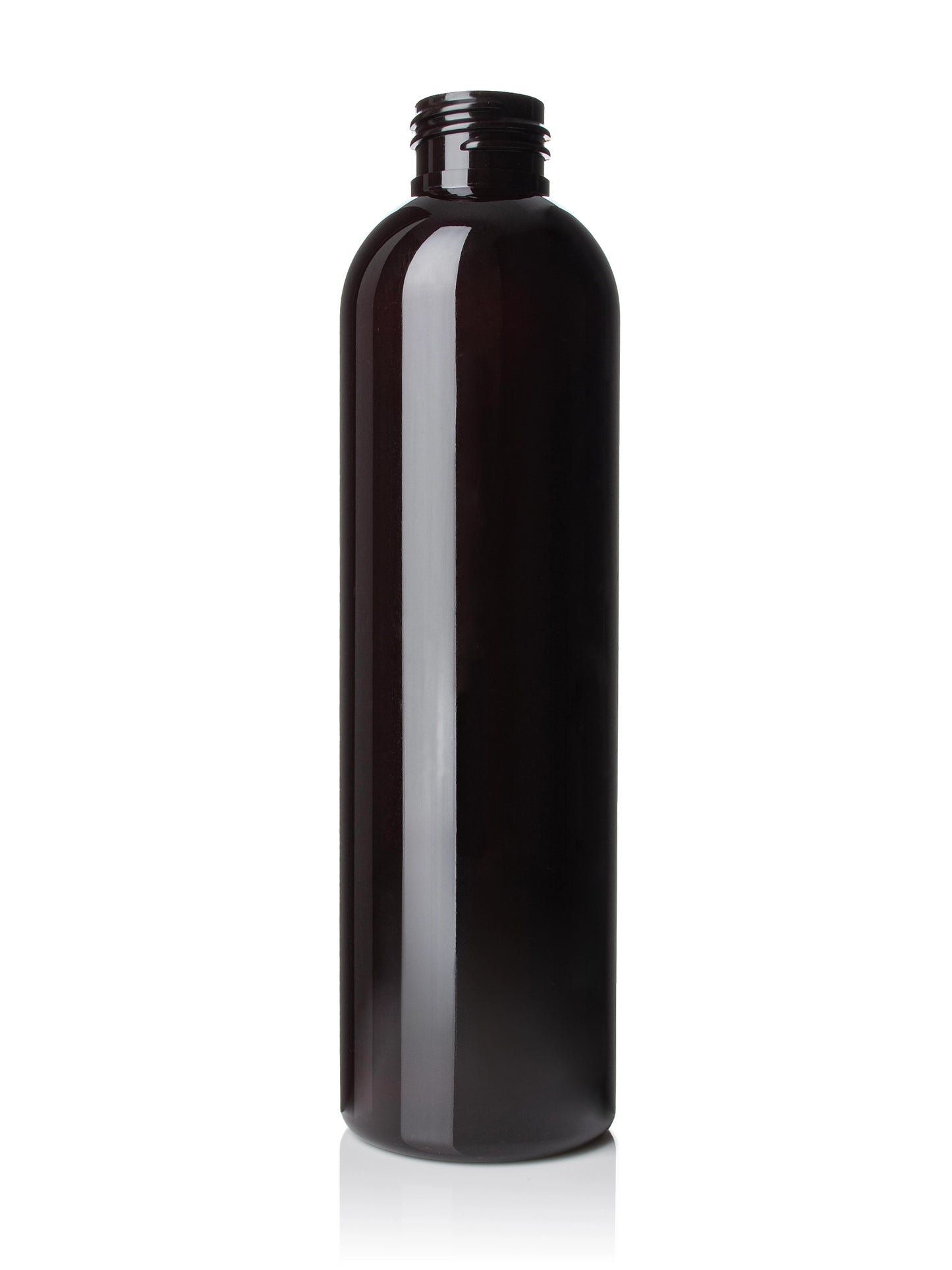8 oz clear PET plastic cosmo round bottle