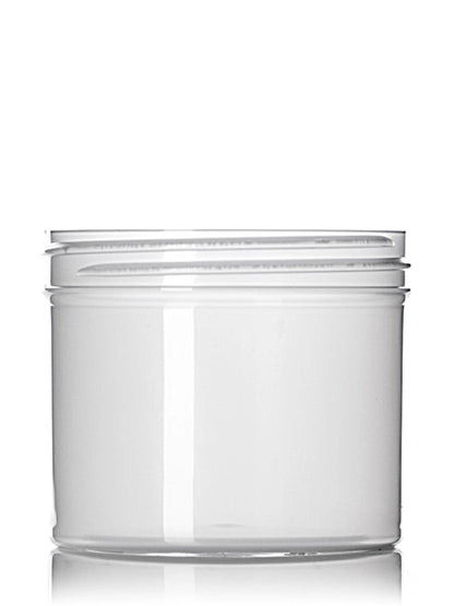 4 oz natural-colored PP plastic single wall jar