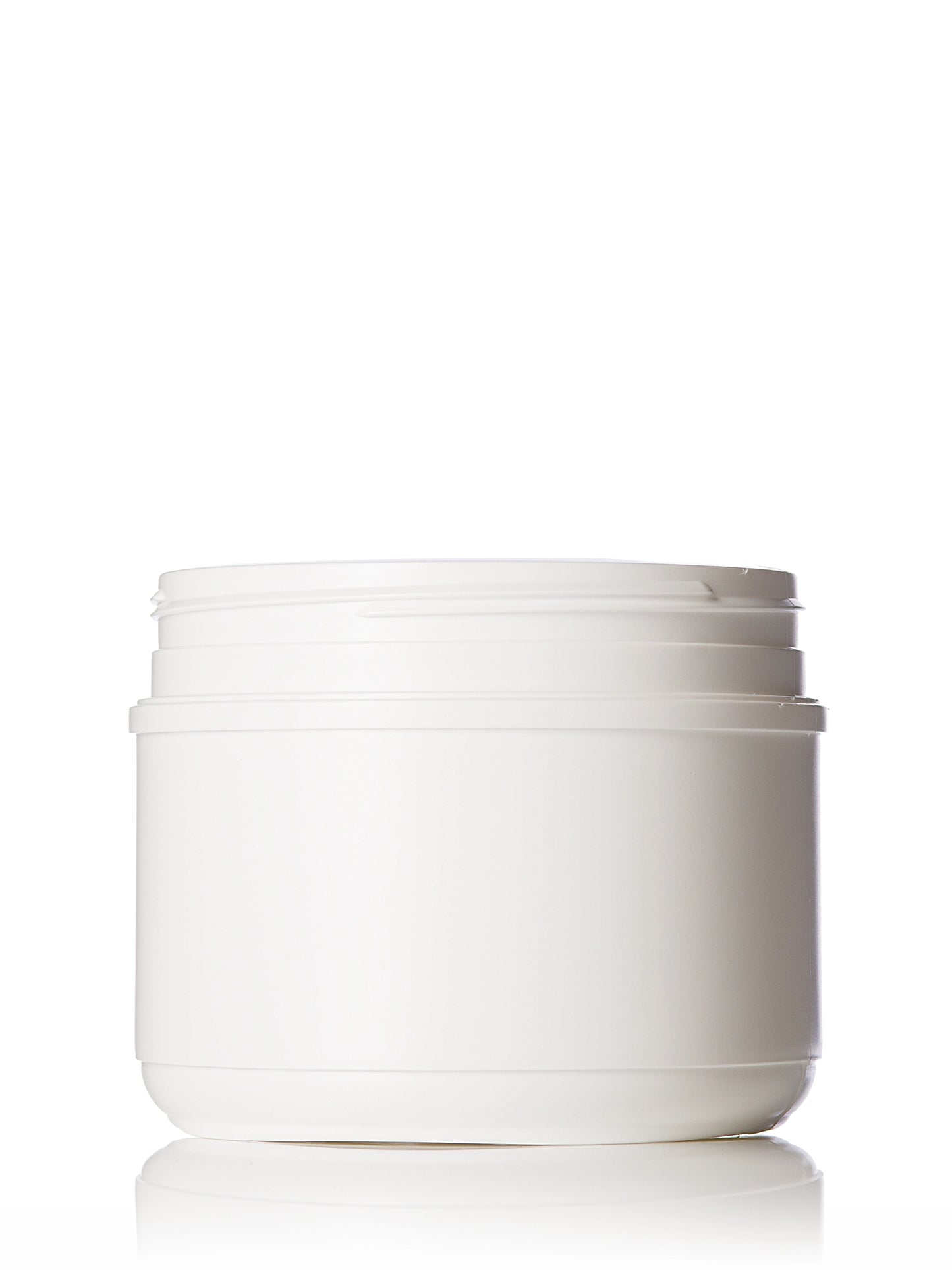 36 oz white HDPE plastic wide-mouth container