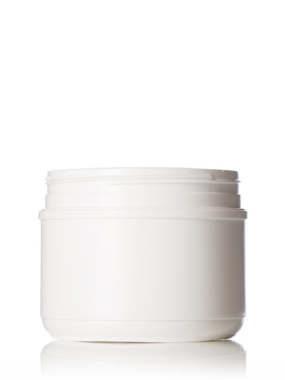 36 oz white HDPE plastic wide-mouth container