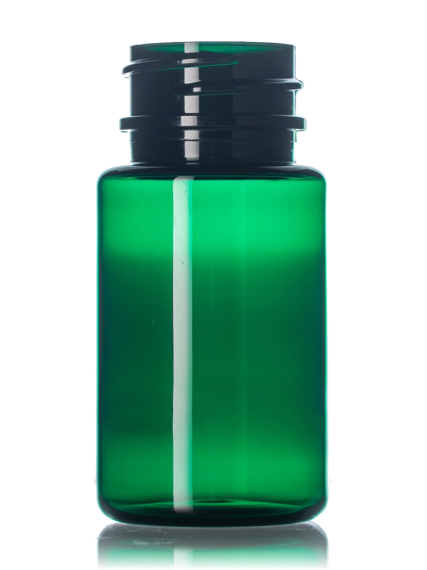 40 cc clear 100% PCR PET plastic pill packer bottle