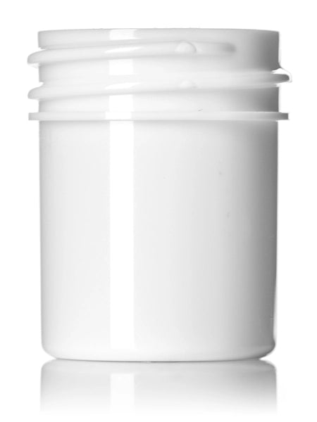 1/2 oz white PP plastic single wall jar