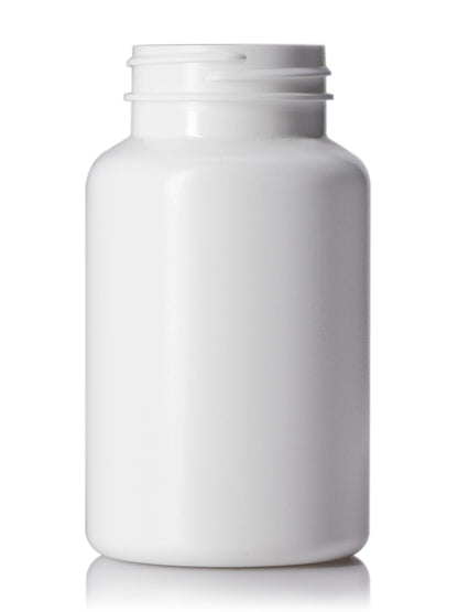 225 cc white HDPE plastic pill packer bottle