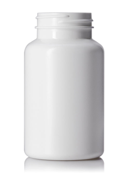 225 cc white HDPE plastic pill packer bottle