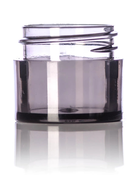 1/4 oz gray PS plastic thick wall jar