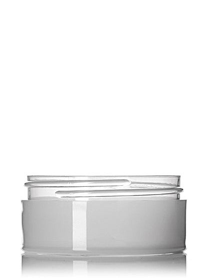 2 oz natural-colored PP plastic thick wall jar