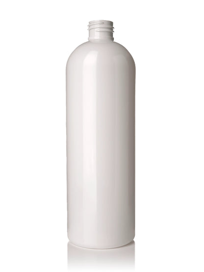 16 oz amber 100% PCR PET plastic bullet round bottle