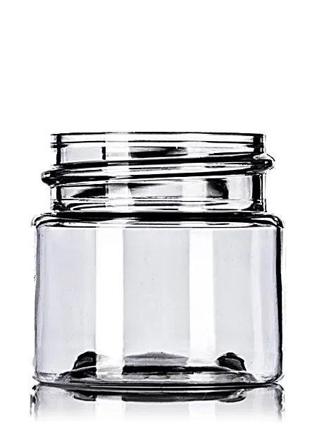 3 oz (100 mL) clear PET plastic single wall jar