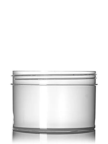24 oz natural-colored PP plastic single wall jar