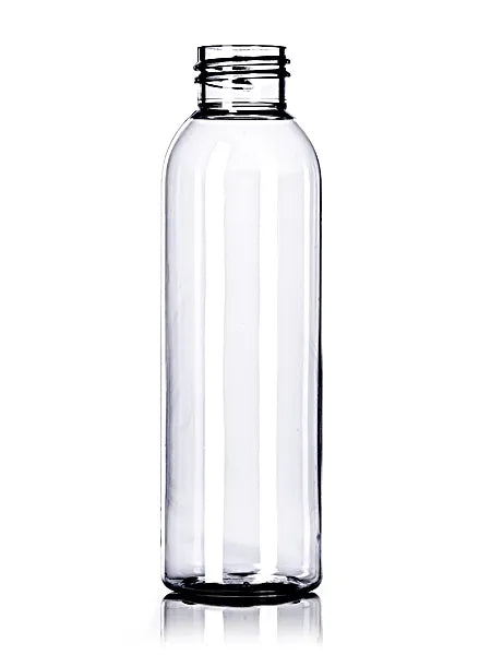 4 oz clear PET plastic cosmo round bottle